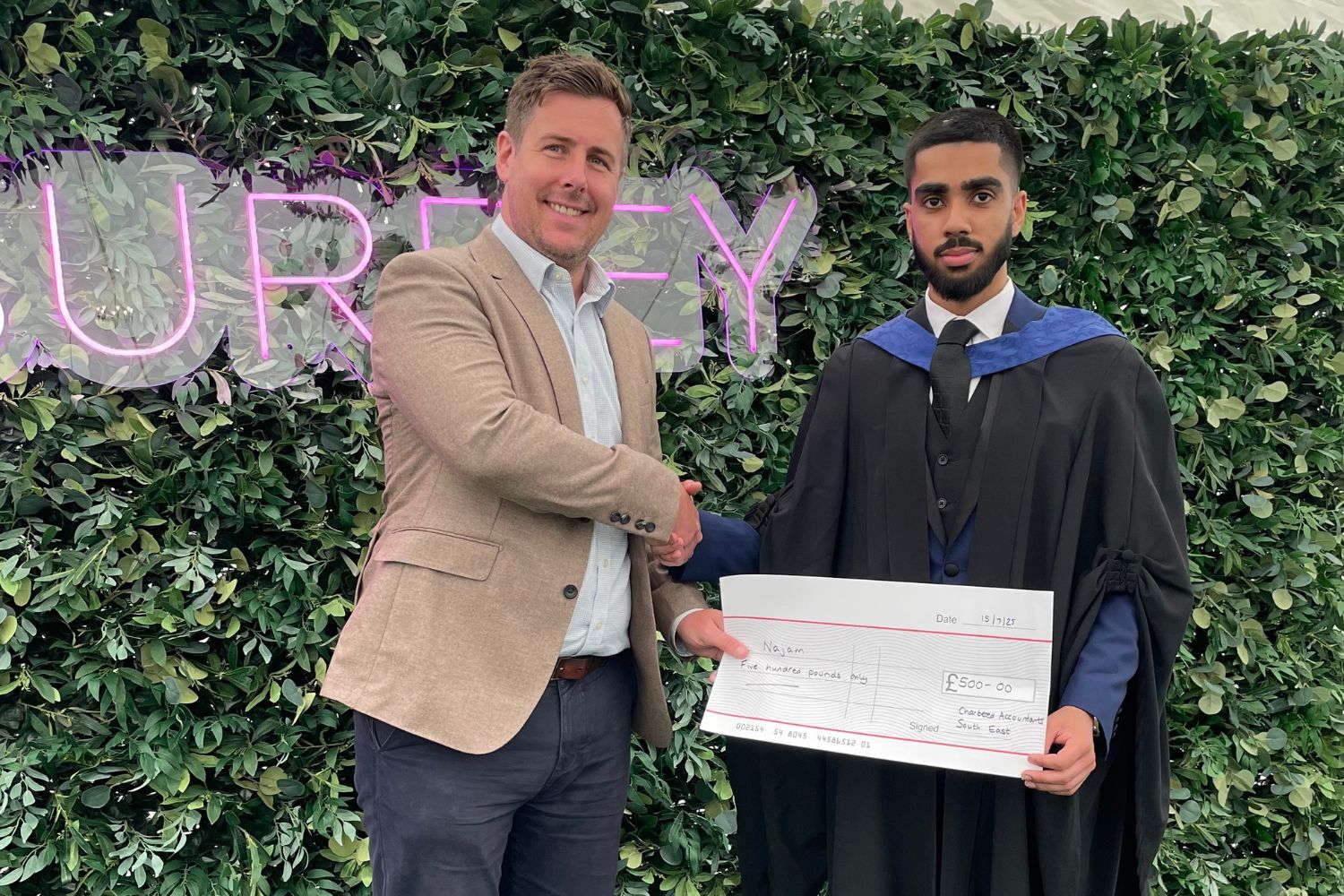 Inaugural Chartered Accountants South East Prize